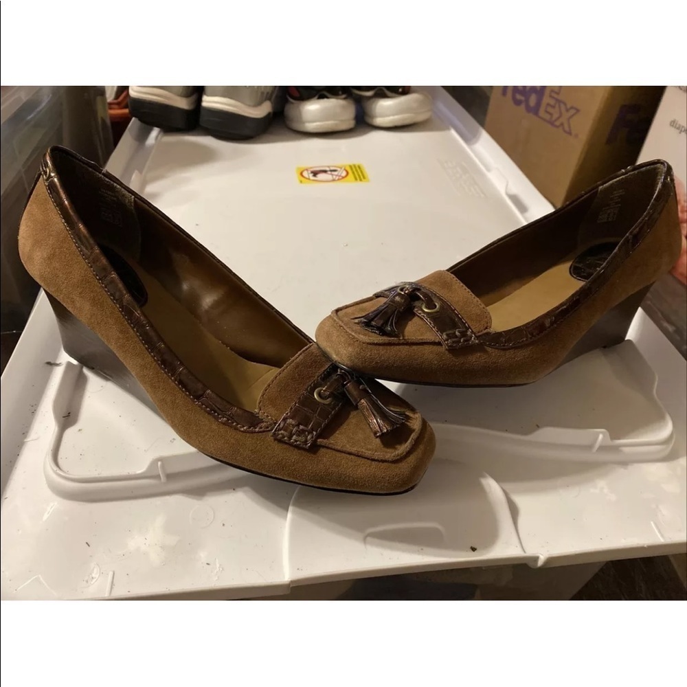 Lands’ End Brown 381391 Womens Size 9B
